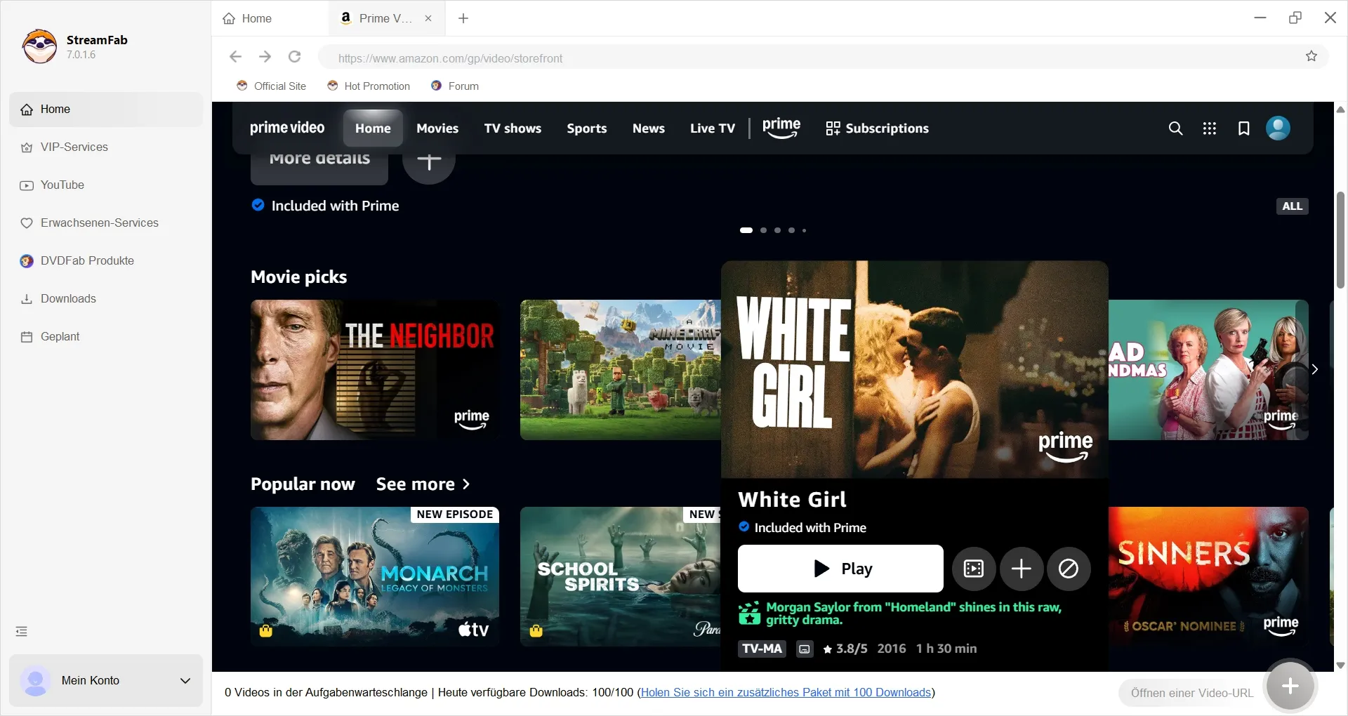Schritte zum Herunterladen von Amazon Prime Videos ohne Begrenzungen