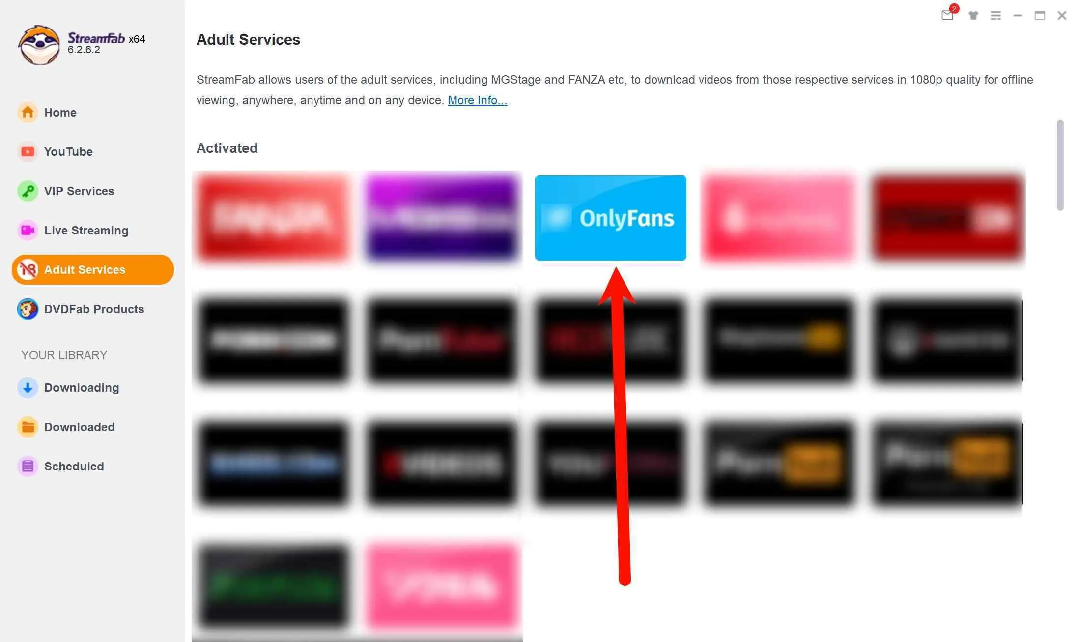 how to bypass onlyfans drm with streamfab onlyfans downloader: step 1