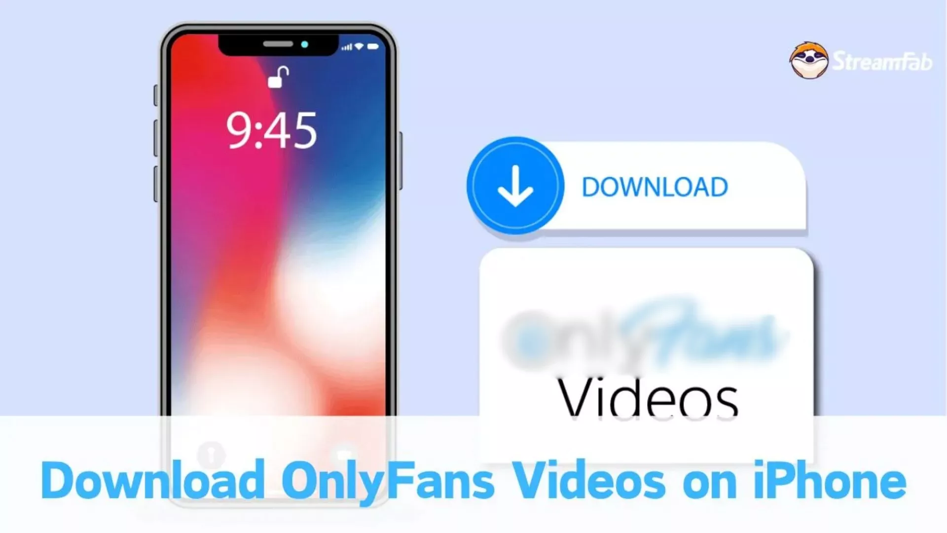 the cover image of the guide about how to download onlyfans videos on iphone