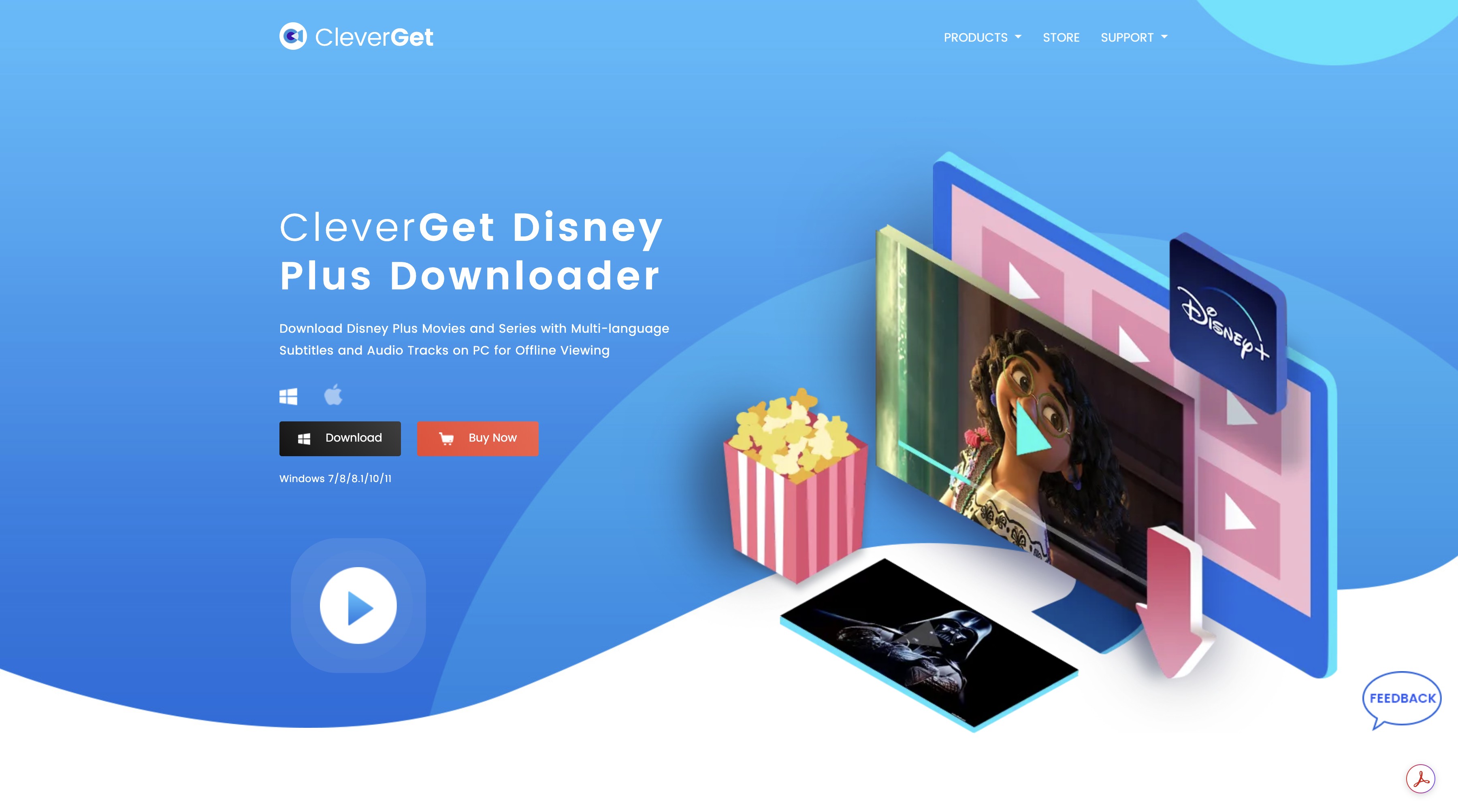 最佳 disney+ 下載器：cleverget