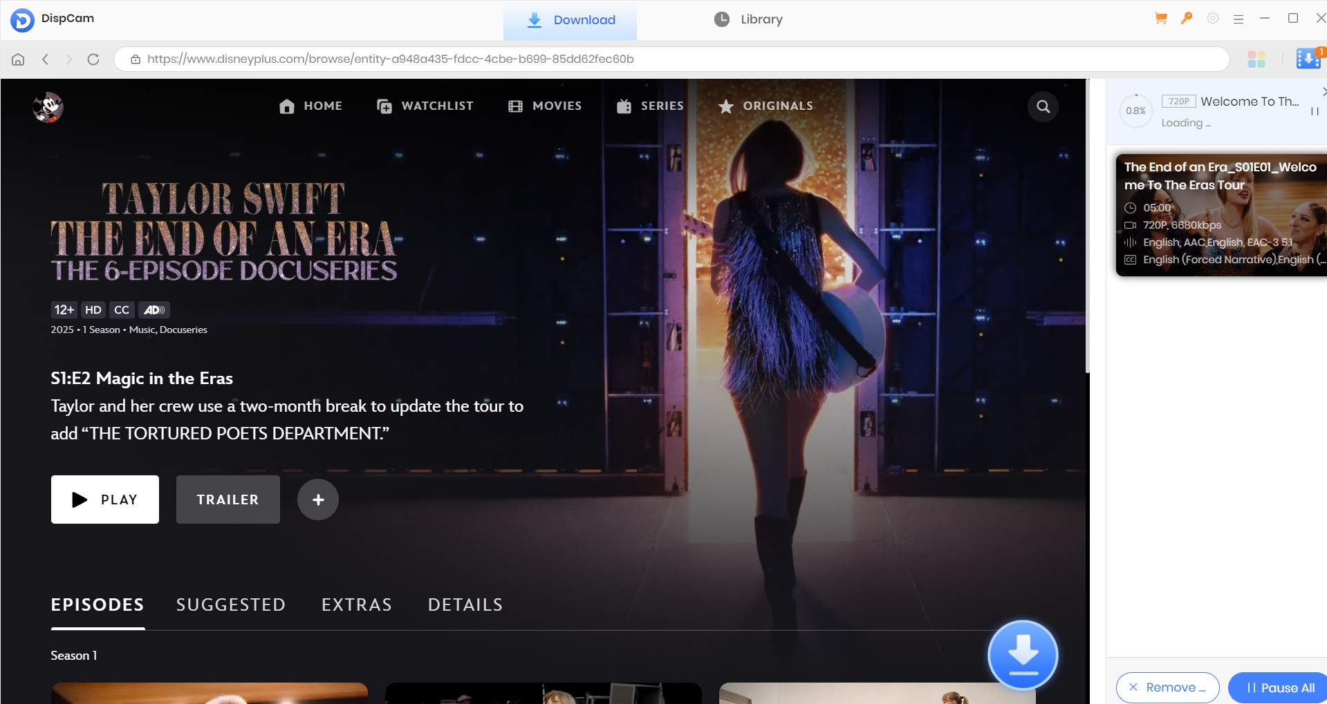 最佳 disney+ 下載器：playon