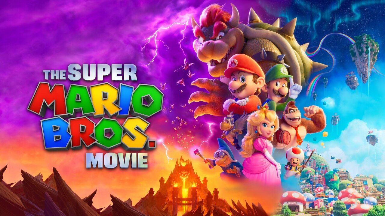 Poster for The Super Mario Bros. Movie, a top animated film on YouTube.