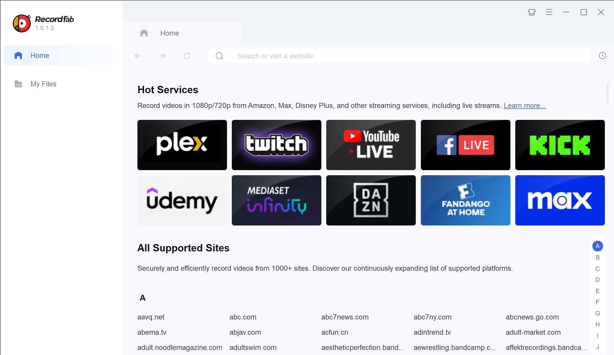 How to Remove Video DRM: step 2 of recordfab
