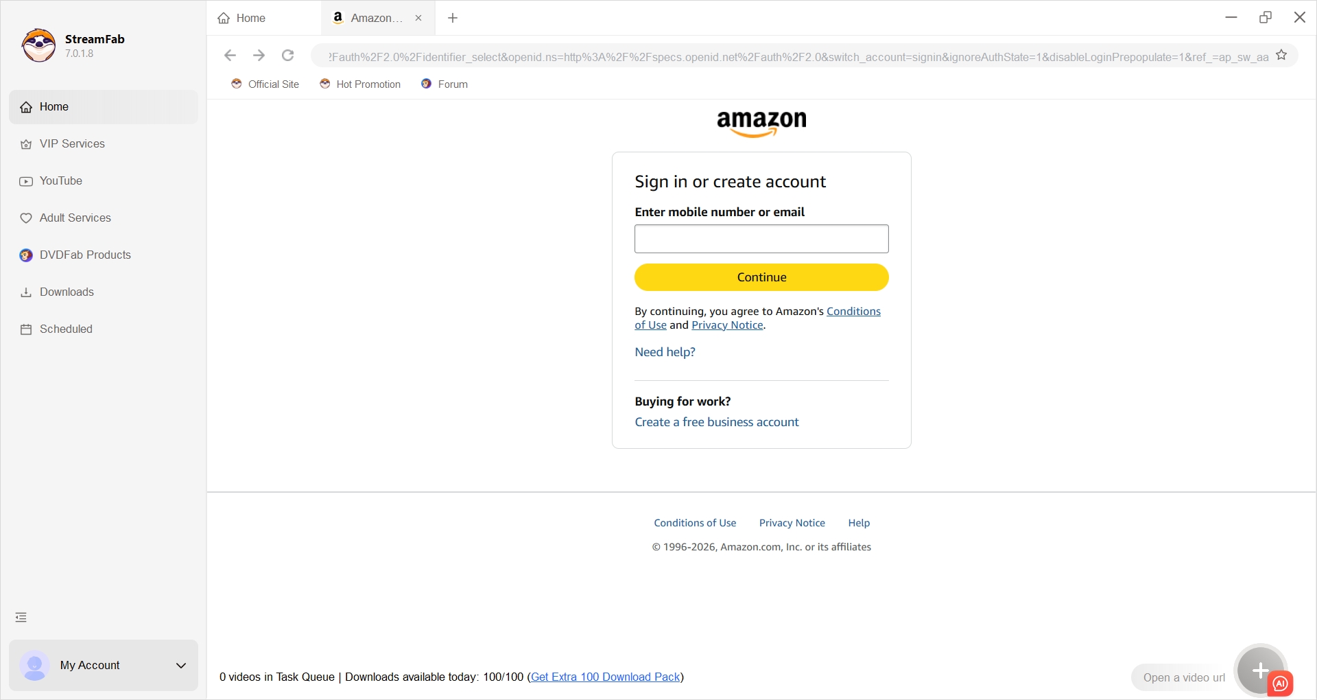 fix movpilot amazon video downloader cannot login error