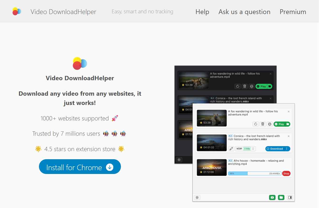 one of the five best onlyfans download chrome extensions: video downloadhelper