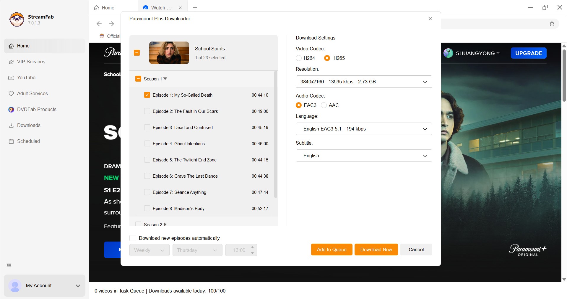 paramount plus error code 3205:Bonus: How to Download Your Favorite Shows from Paramount Plus?