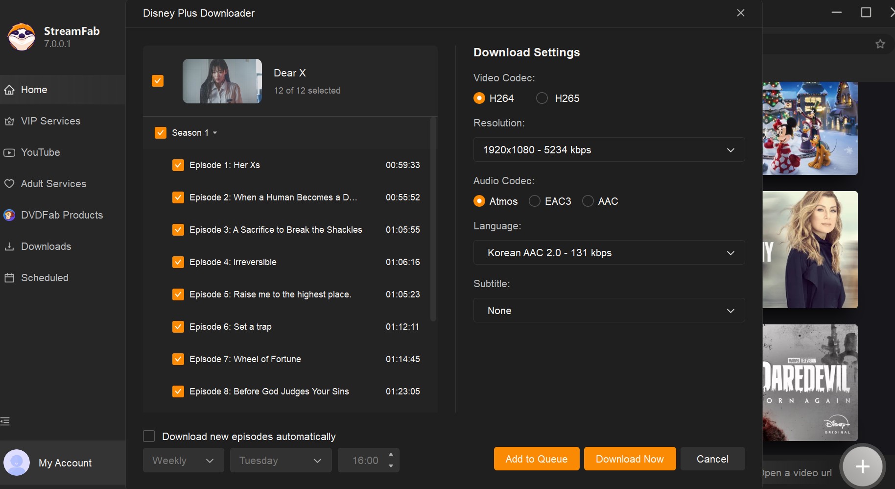 streamfab review: how to use step 3