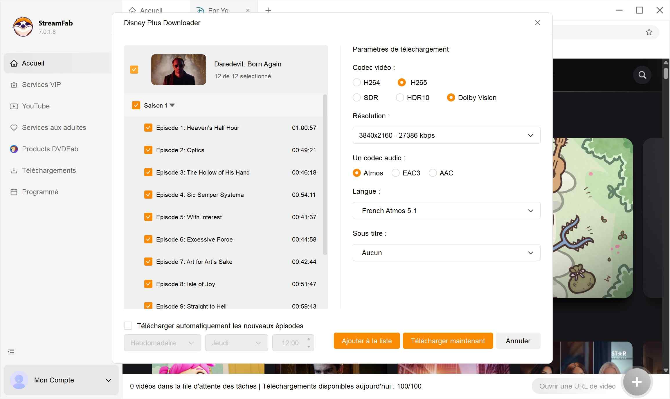 comment utiliser streamfab: vip