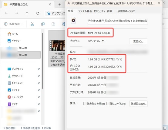 U-NEXT streamfab ファイル保存　MP4
